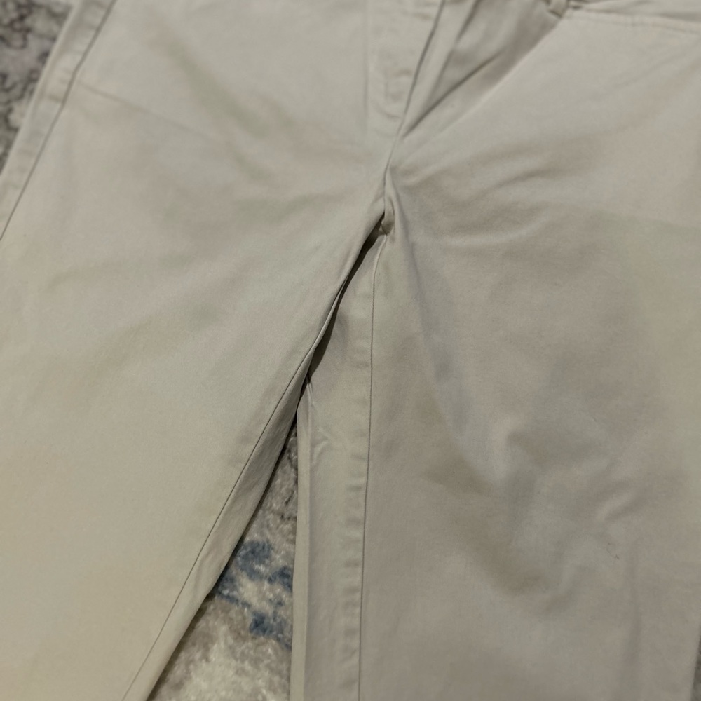 LOFT Beige Cropped Chino Pants - Picture 4 of 11